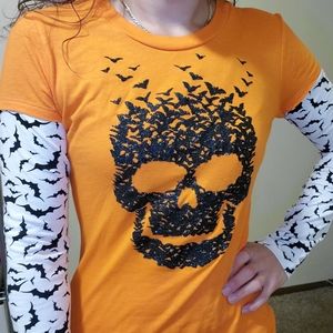 Skull long sleeve t-shirt